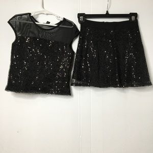 Girl’s Sequin Outfit